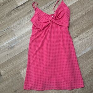 Mini pink dress